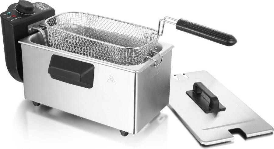 Emerio Koude zone friteuse DF 120482 Zilverkleur